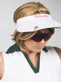 Oversized Entitled Visor White