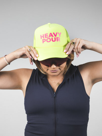 *ULTRA* HEAVY POUR TRUCKER IN NEON VODKA LEMONADE YELLOW
