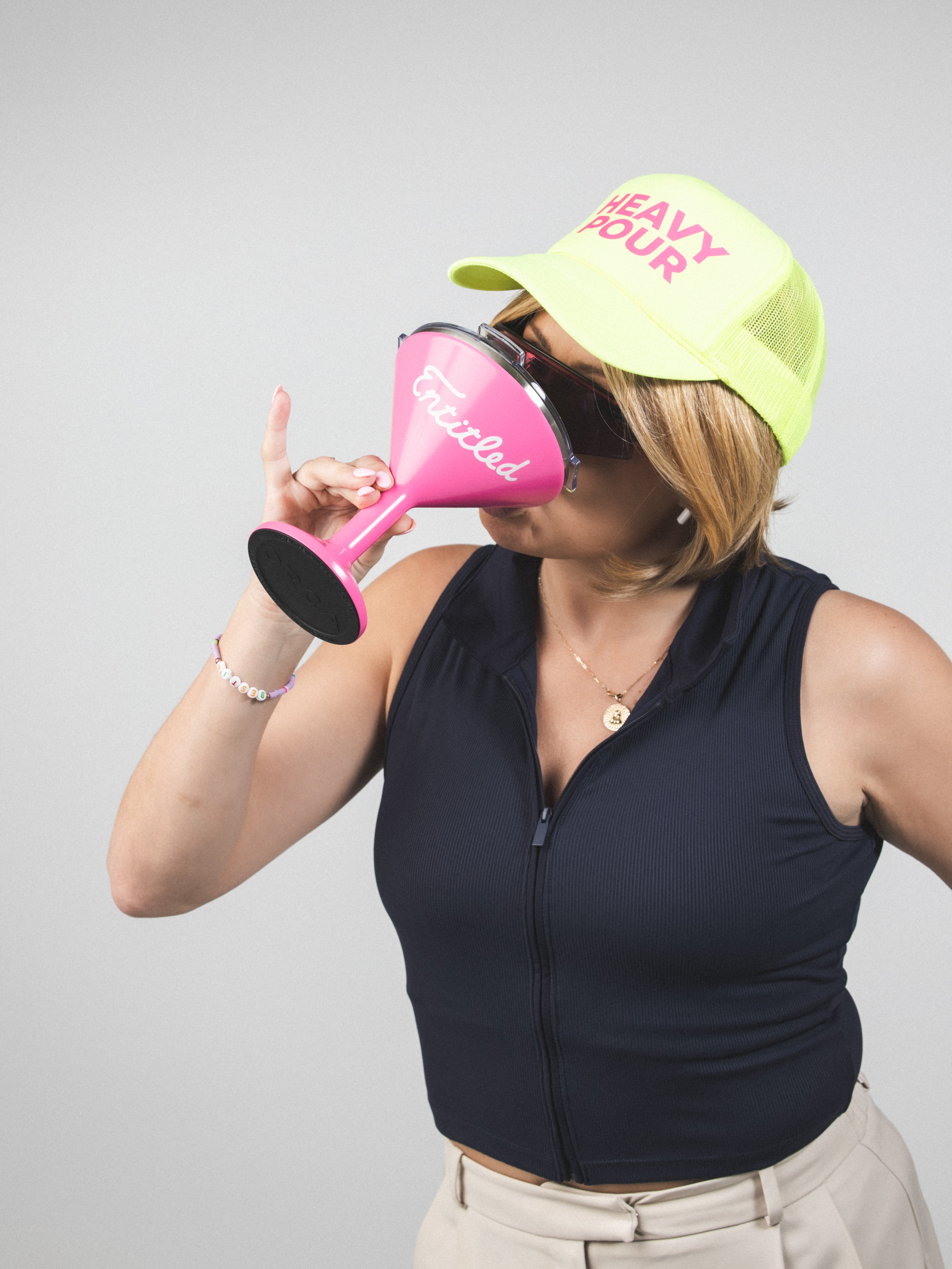 *ULTRA* HEAVY POUR TRUCKER IN NEON VODKA LEMONADE YELLOW