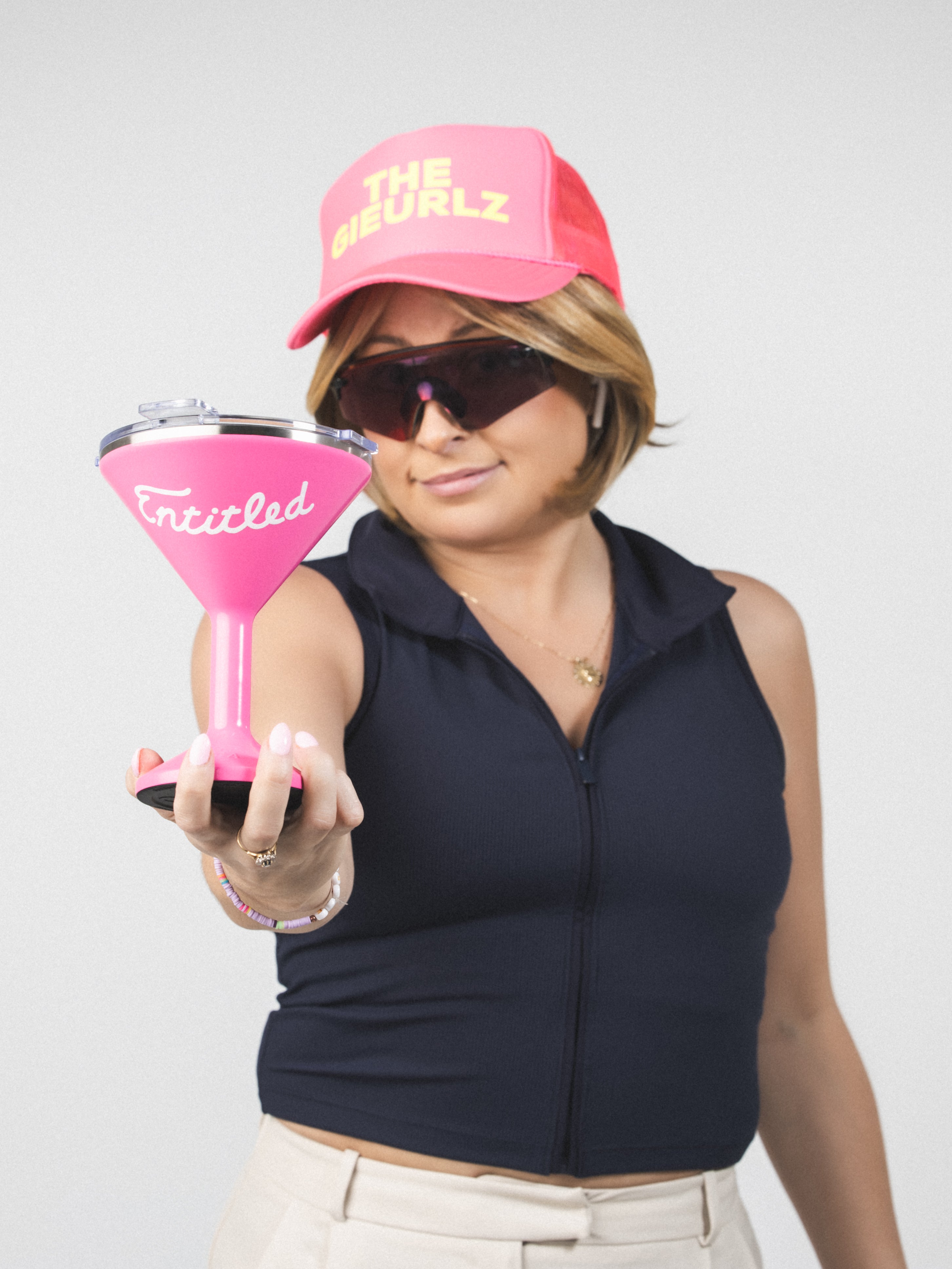 *ULTRA* THE GIEURLZ TRUCKER IN STARBURST PINK