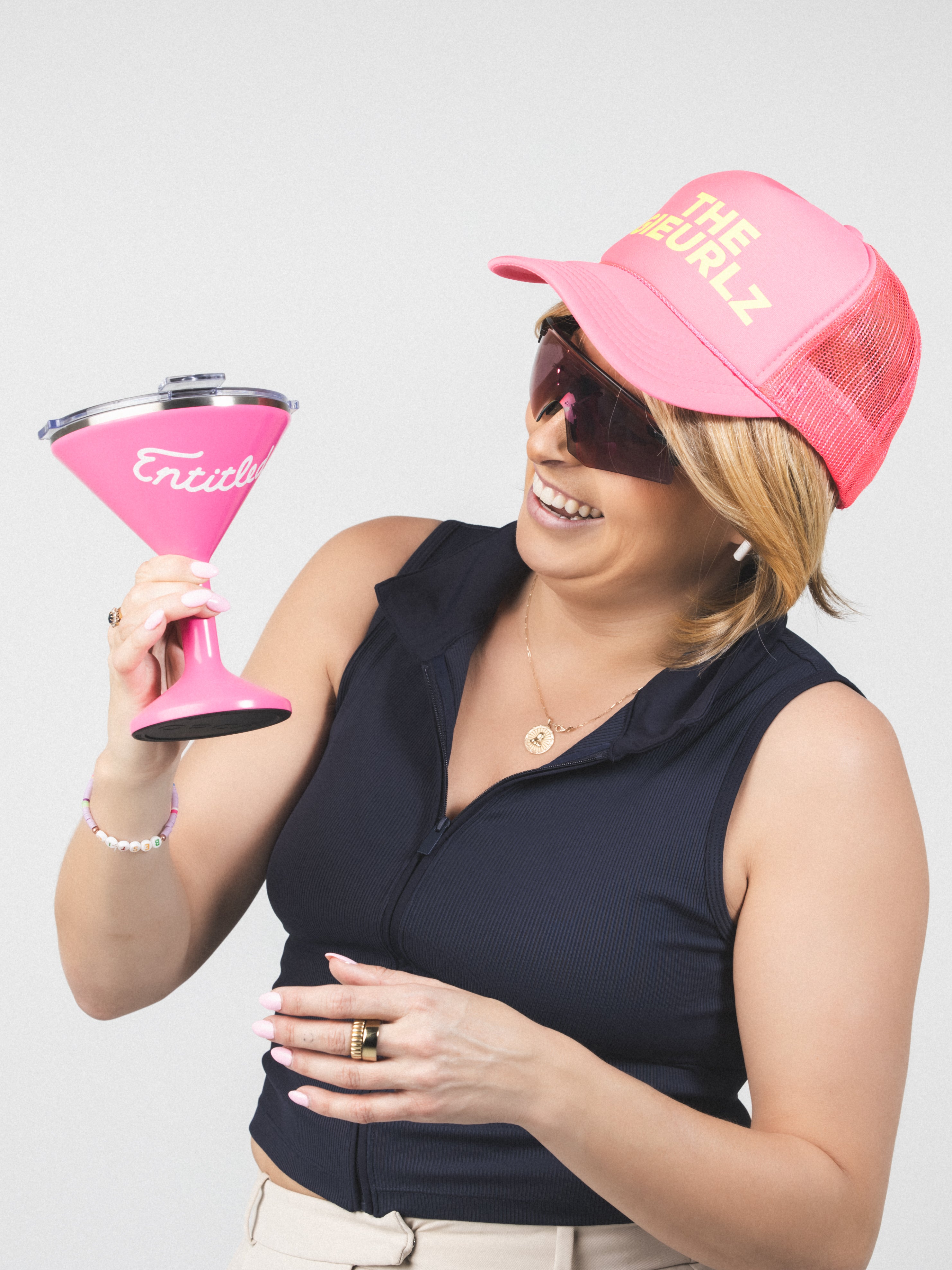 *ULTRA* THE GIEURLZ TRUCKER IN STARBURST PINK