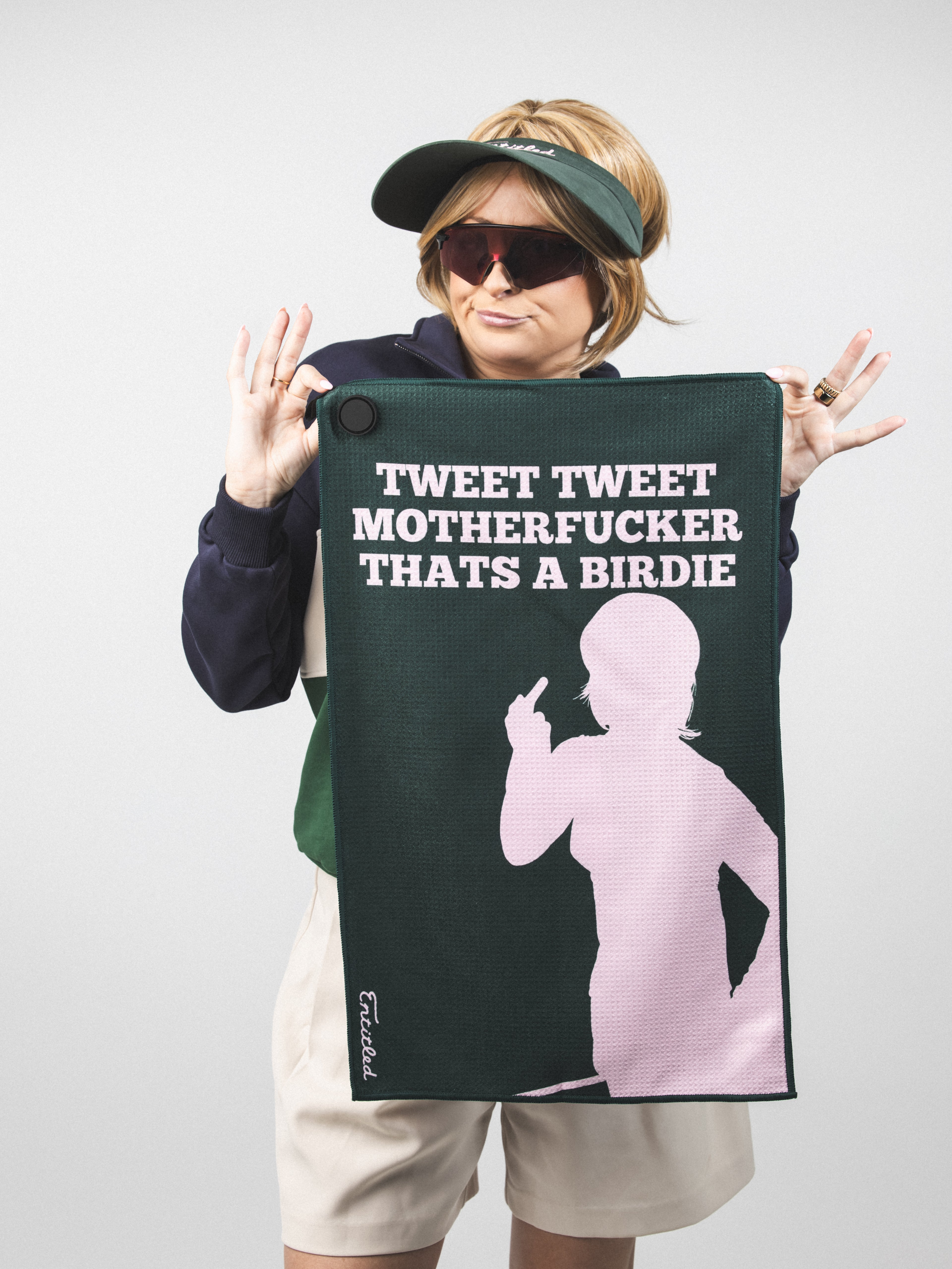 Tweet Tweet Golf Towel with Magnet