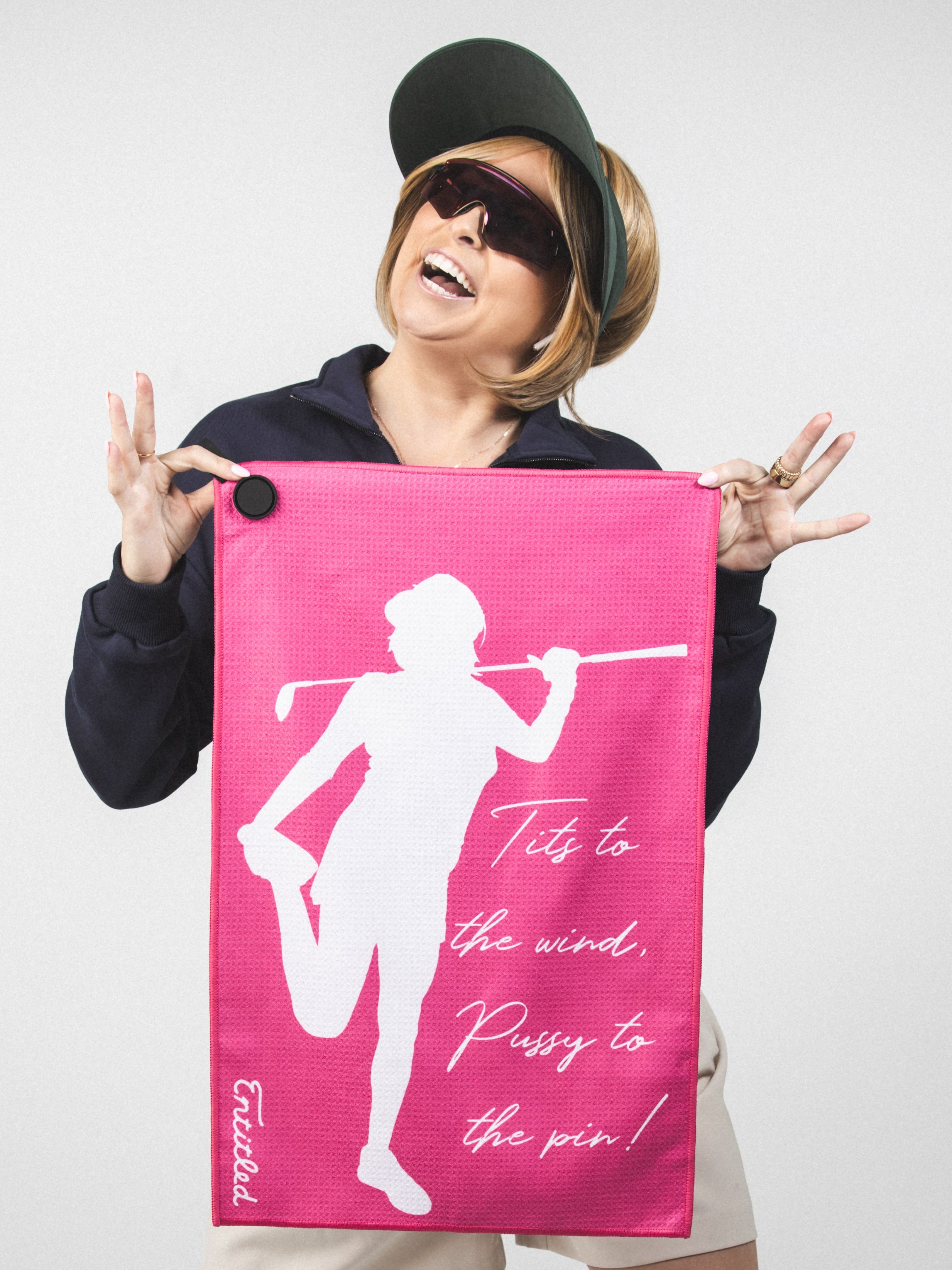 Pussy to the Pin Golf Towel
