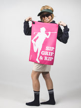 Load image into Gallery viewer, SIP, GRIP, RIP GOLF TOWEL

