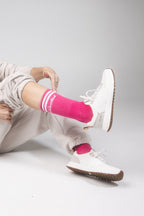 Entitled Ultra Soft Socks Hot Pink