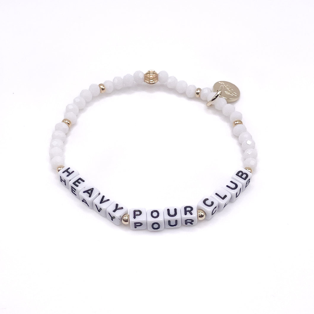 HEAVY POUR CLUB 14K GOLD BRACELET