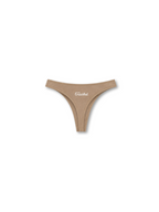 SOO ENTITLED THONG PANTY HAZELNUT