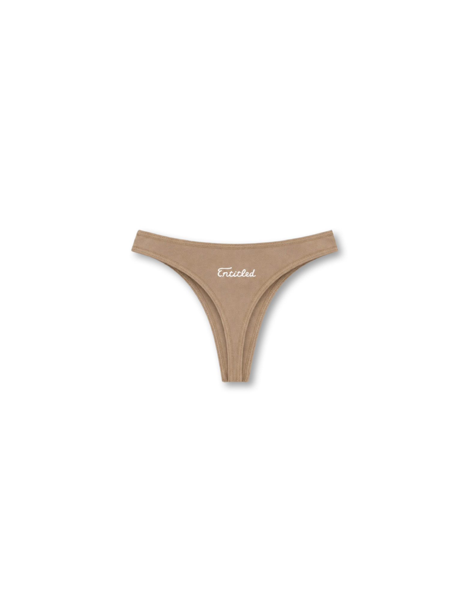 SOO ENTITLED THONG PANTY HAZELNUT
