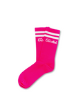 Entitled Ultra Soft Socks Hot Pink