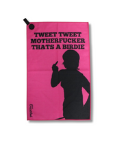 Load image into Gallery viewer, TWEET TWEET GOLF TOWEL WITH MAGNET
