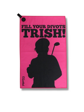 Load image into Gallery viewer, FILL YOUR DIVOTS GOLF TOWEL WITH MAGNET
