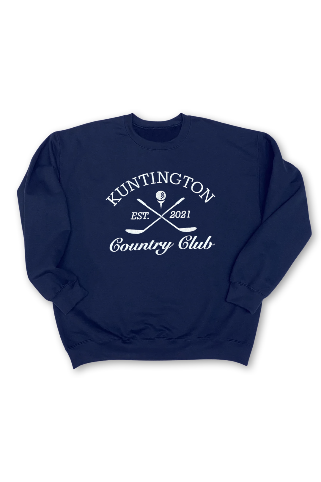Kuntington Country Club Embroidered Crew