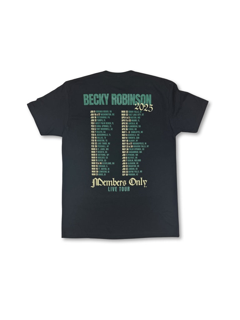 Members Only 2025 Live on Tour Tee