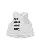 Load image into Gallery viewer, SIP, GRIP, AND RIP! Signature Entitled Power Tank
