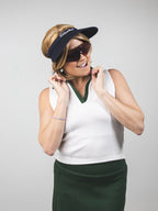 Oversized Entitled Visor Navy
