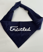 Load image into Gallery viewer, Limited Edition &quot;Entitled&quot; Bandana in Royal Navy
