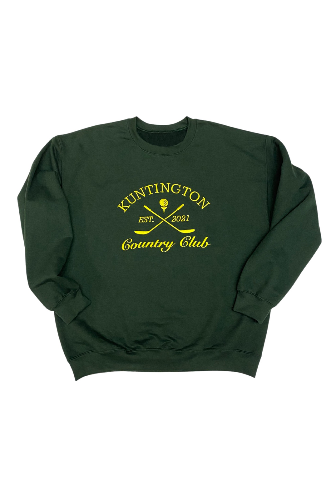 Kuntington Country Club Embroidered Crew