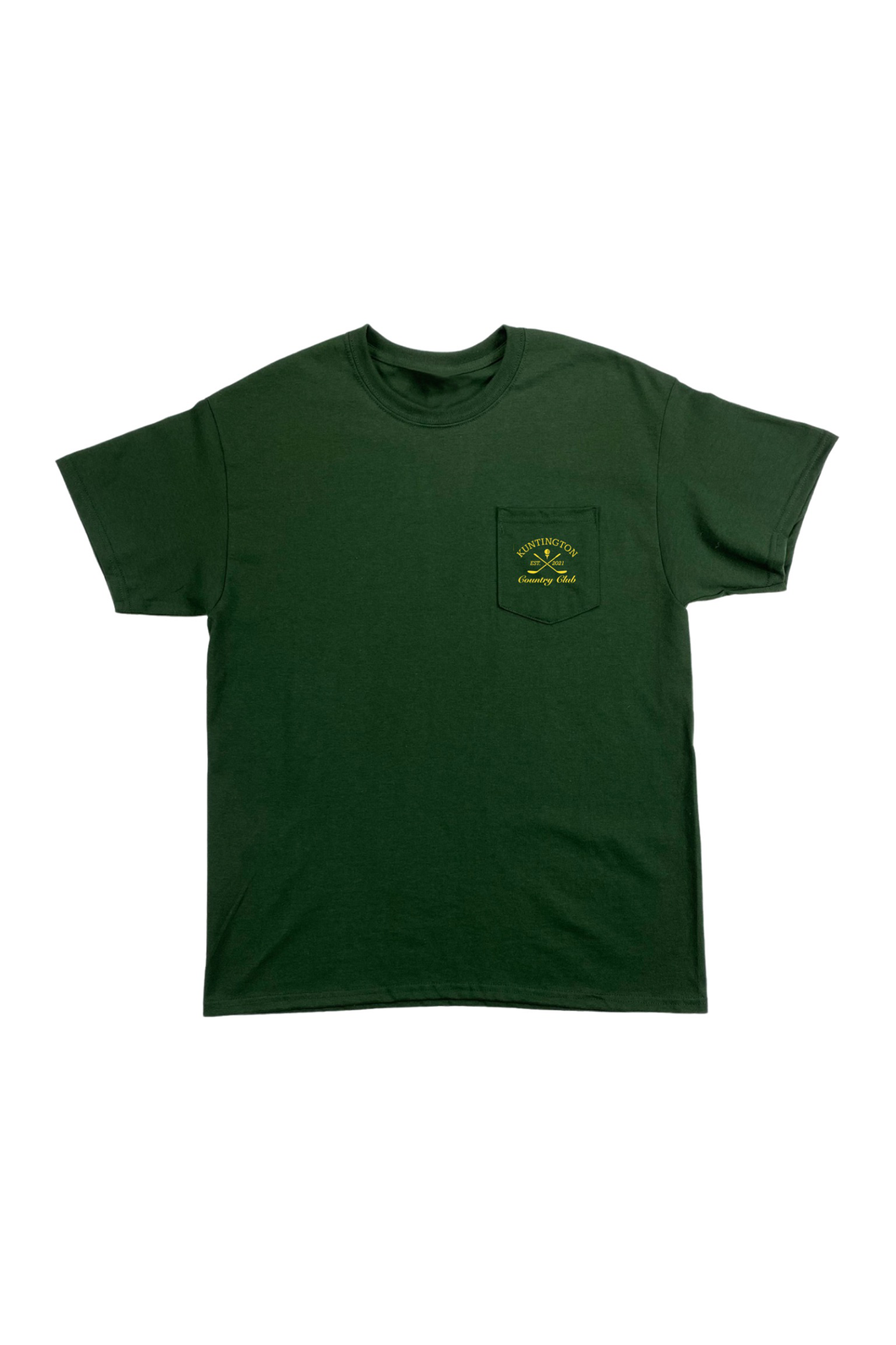 Kuntington Country Club Embroidered Pocket Tee